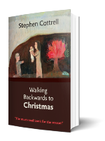 Walking backwards to Christmas book mockup
