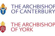 The Archbishop of Canterbury and York logos together.