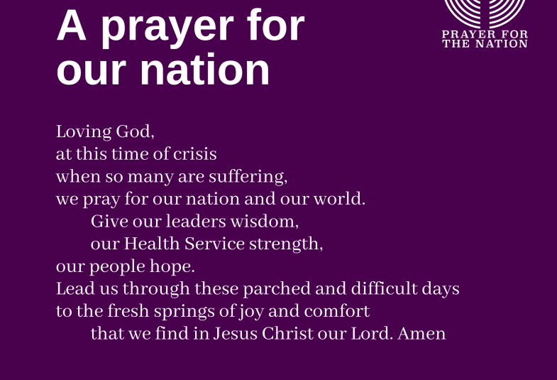 A prayer for our nation