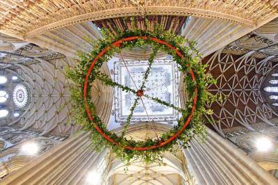 York Minster advent wreath 