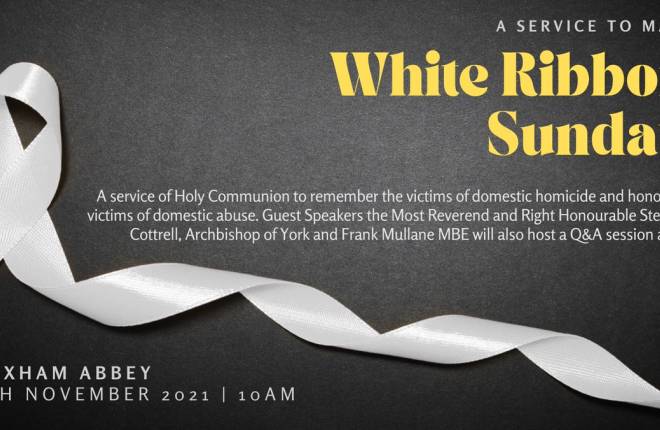 White Ribbon Sunday Hexham Abbey