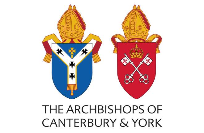 Combined Archbishops of Canterbury and York logos