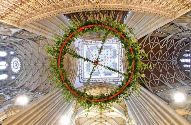 York Minster advent wreath 
